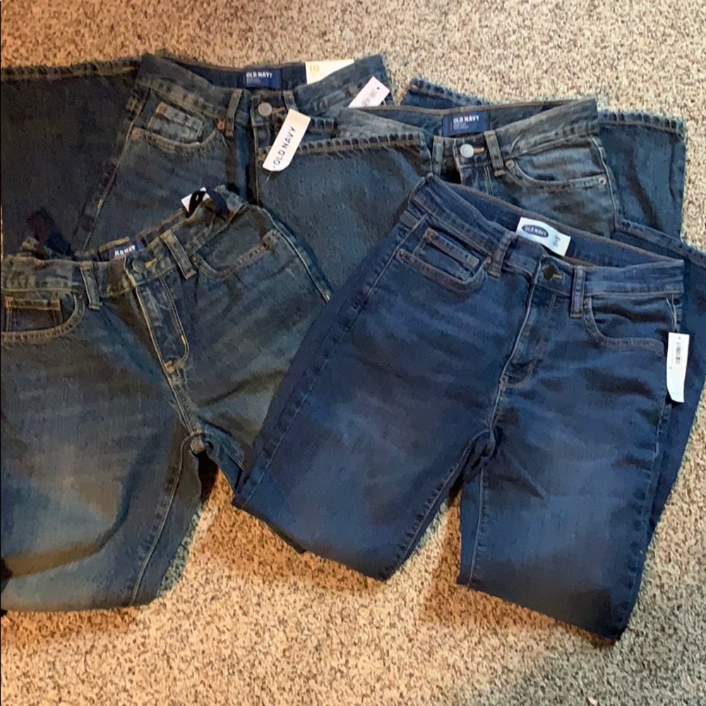 4 pair boys jeans